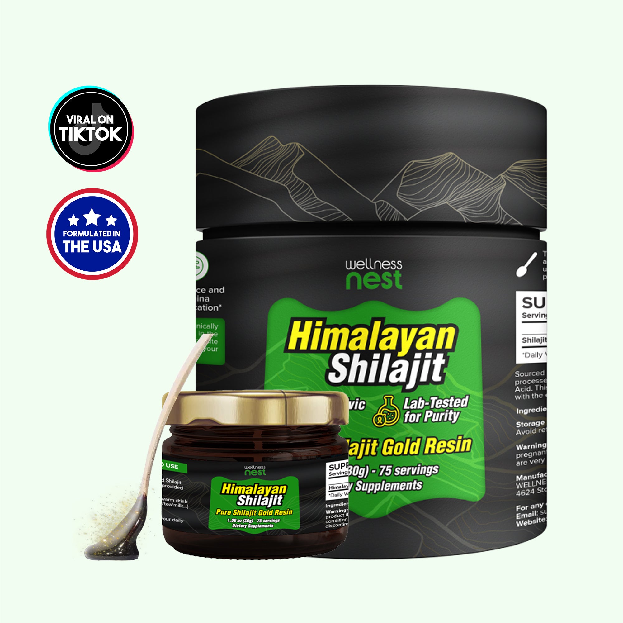 Himalaya Zuivere Shilajit Gouden Hars